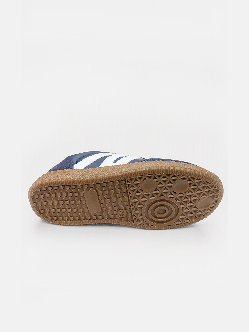 Suede Look Striped Boys' Sneaker-2