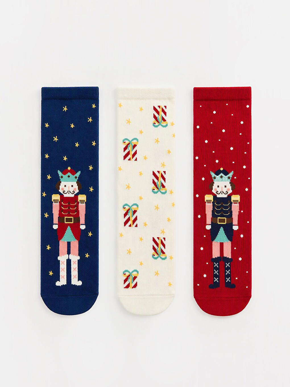 Patterned Women's Ankle Socks 3-pack