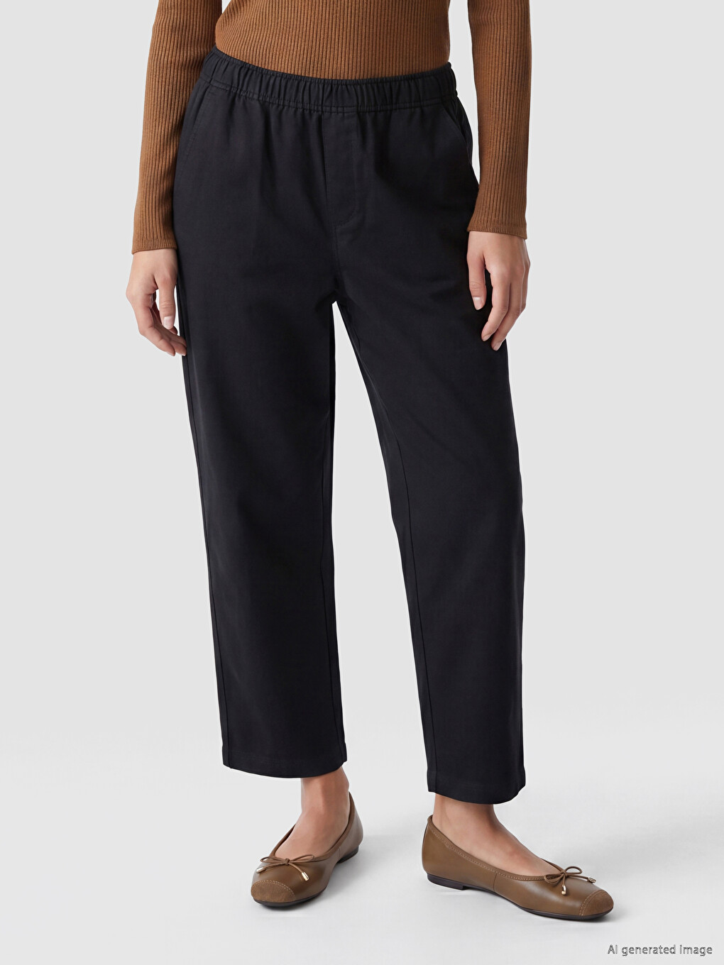 Woman Black Jeans-1