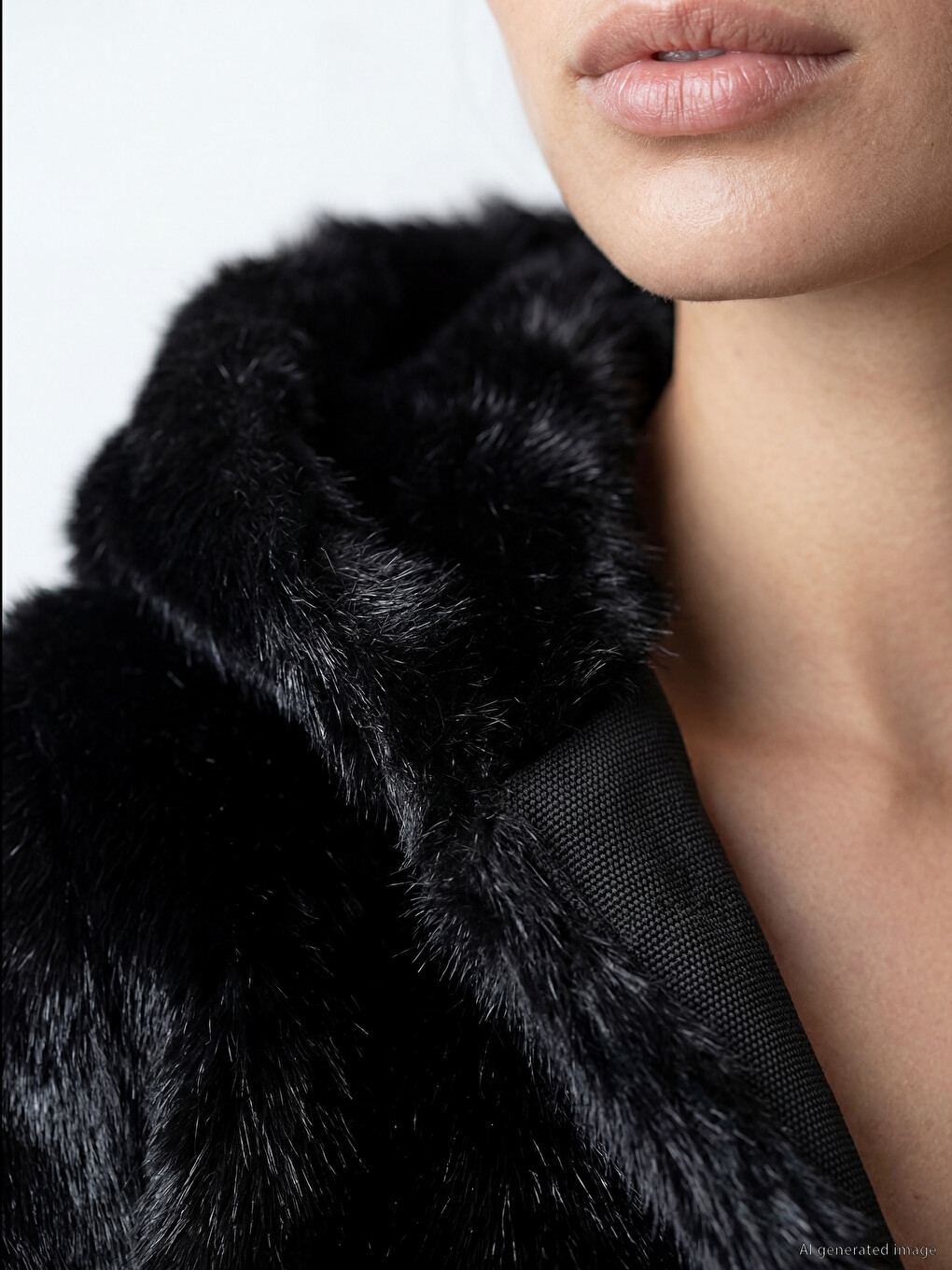 Hooded Plush Women's Coat-2