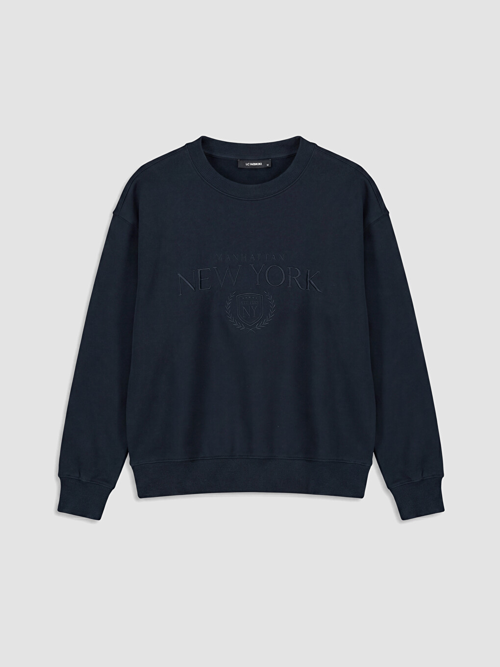 Crew Neck New York Printed Women's Sweatshirt-4