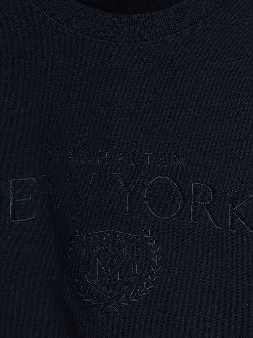 Crew Neck New York Printed Women's Sweatshirt-5