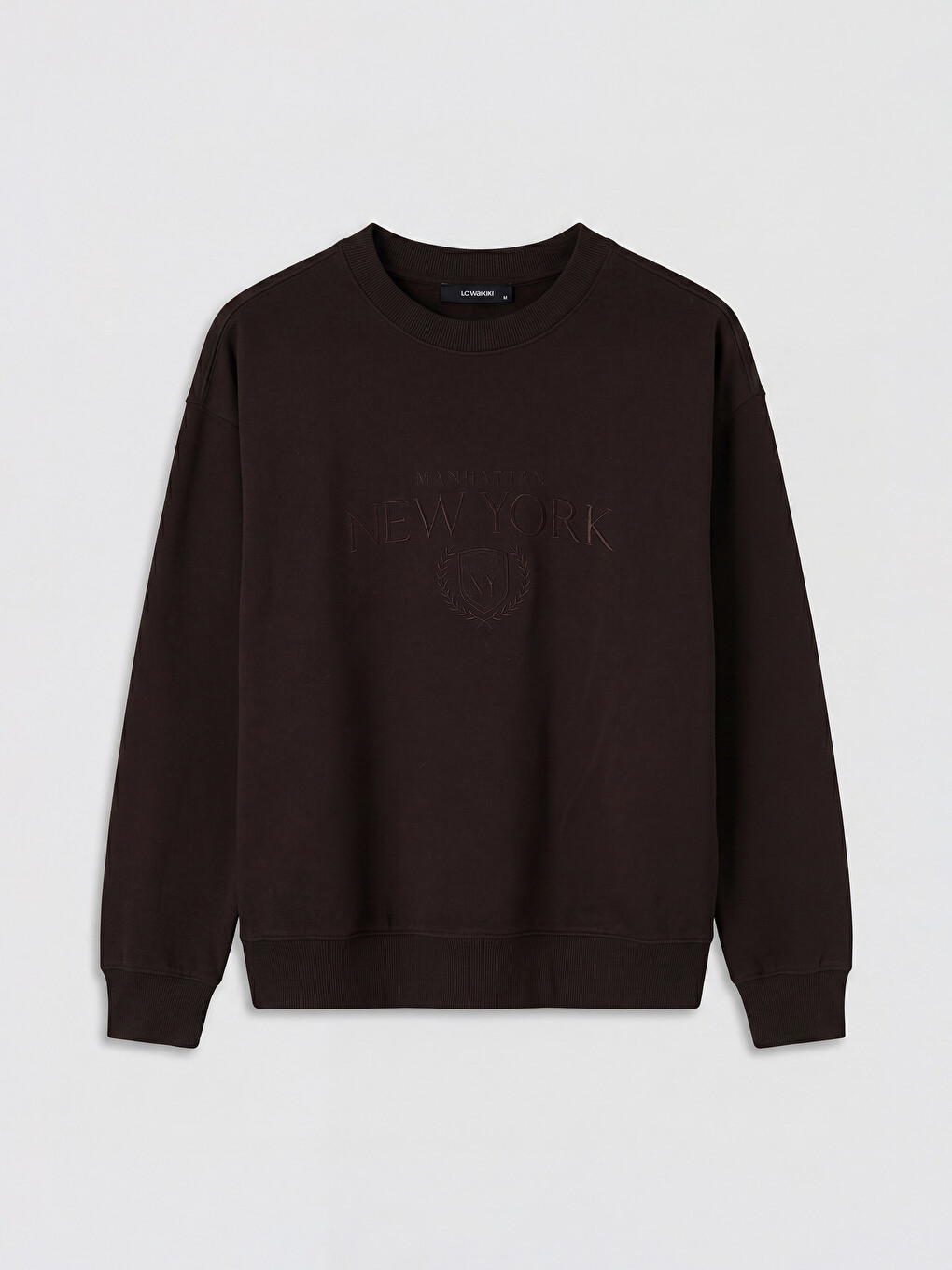 New York Embroidered Relaxed Fit Women's Sweatshirt-4
