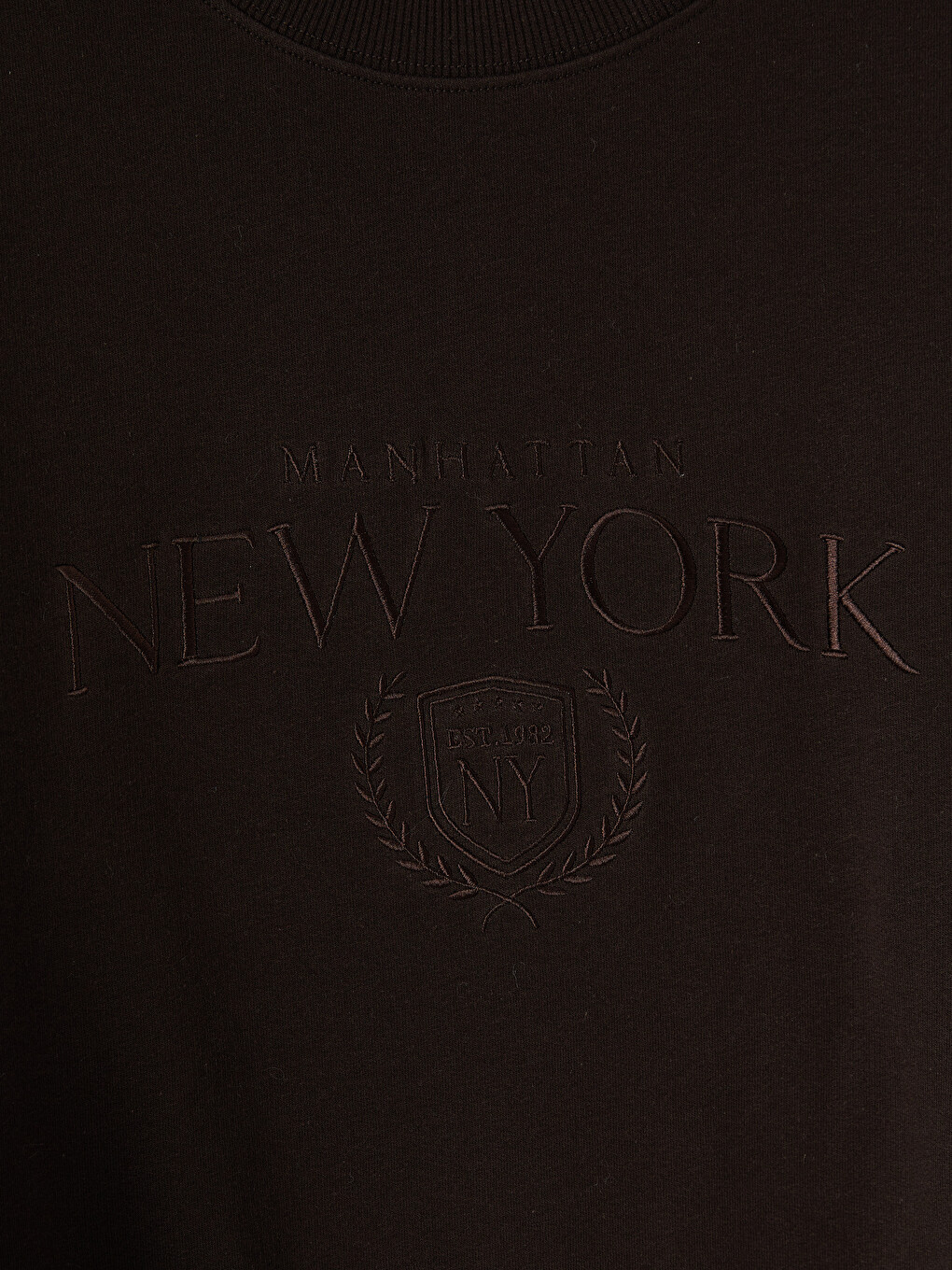 New York Embroidered Relaxed Fit Women's Sweatshirt-6