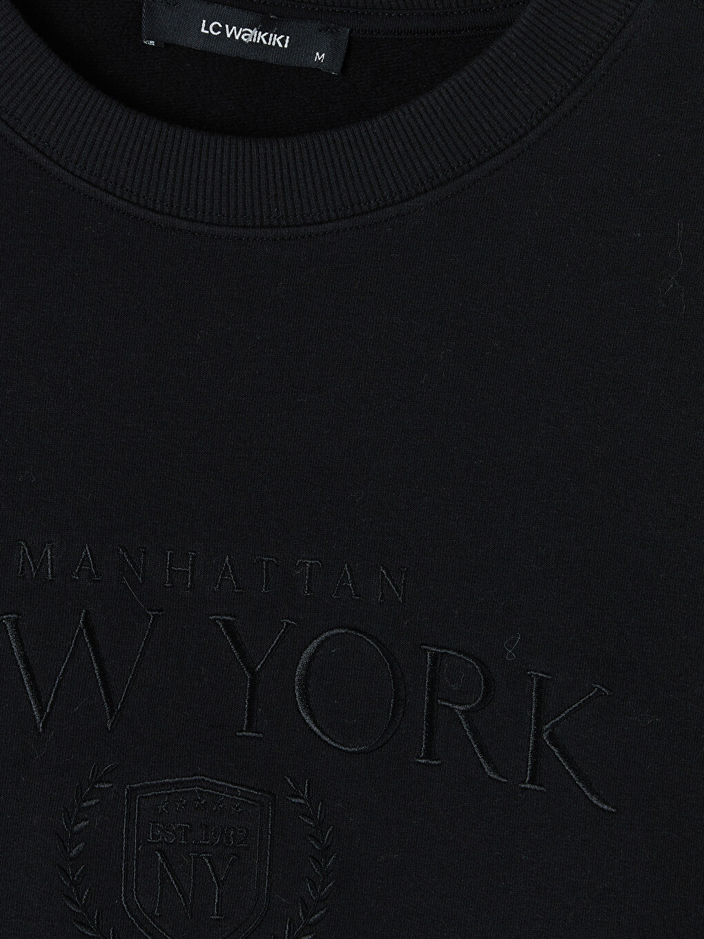Ženska Dukserica Sa Okruglim Izrezom I New York Printom-6
