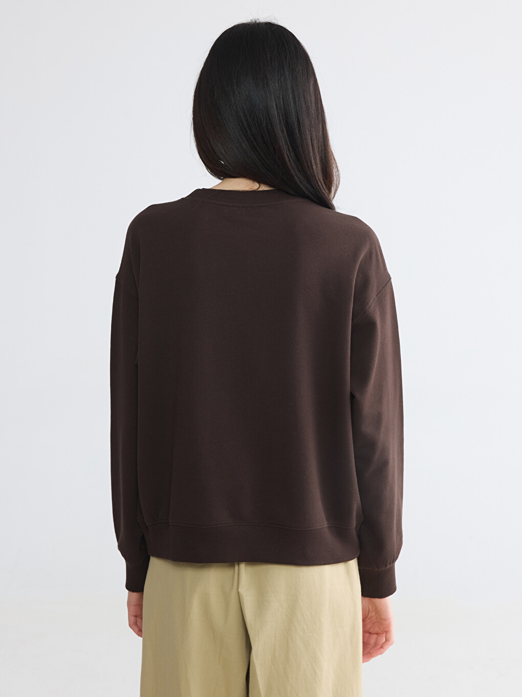 New York Embroidered Relaxed Fit Women's Sweatshirt-3