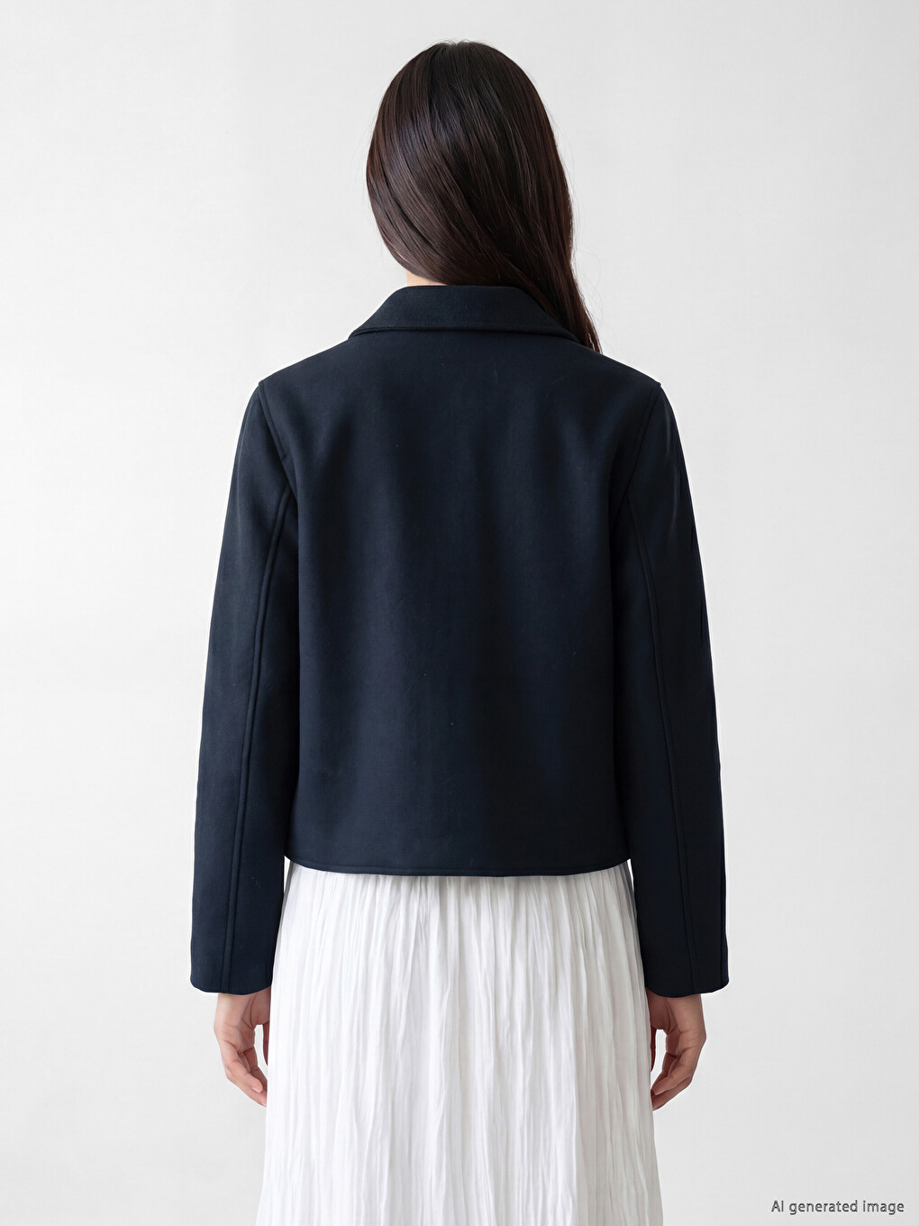 Shirt Collar Women's Cachet Coat-4