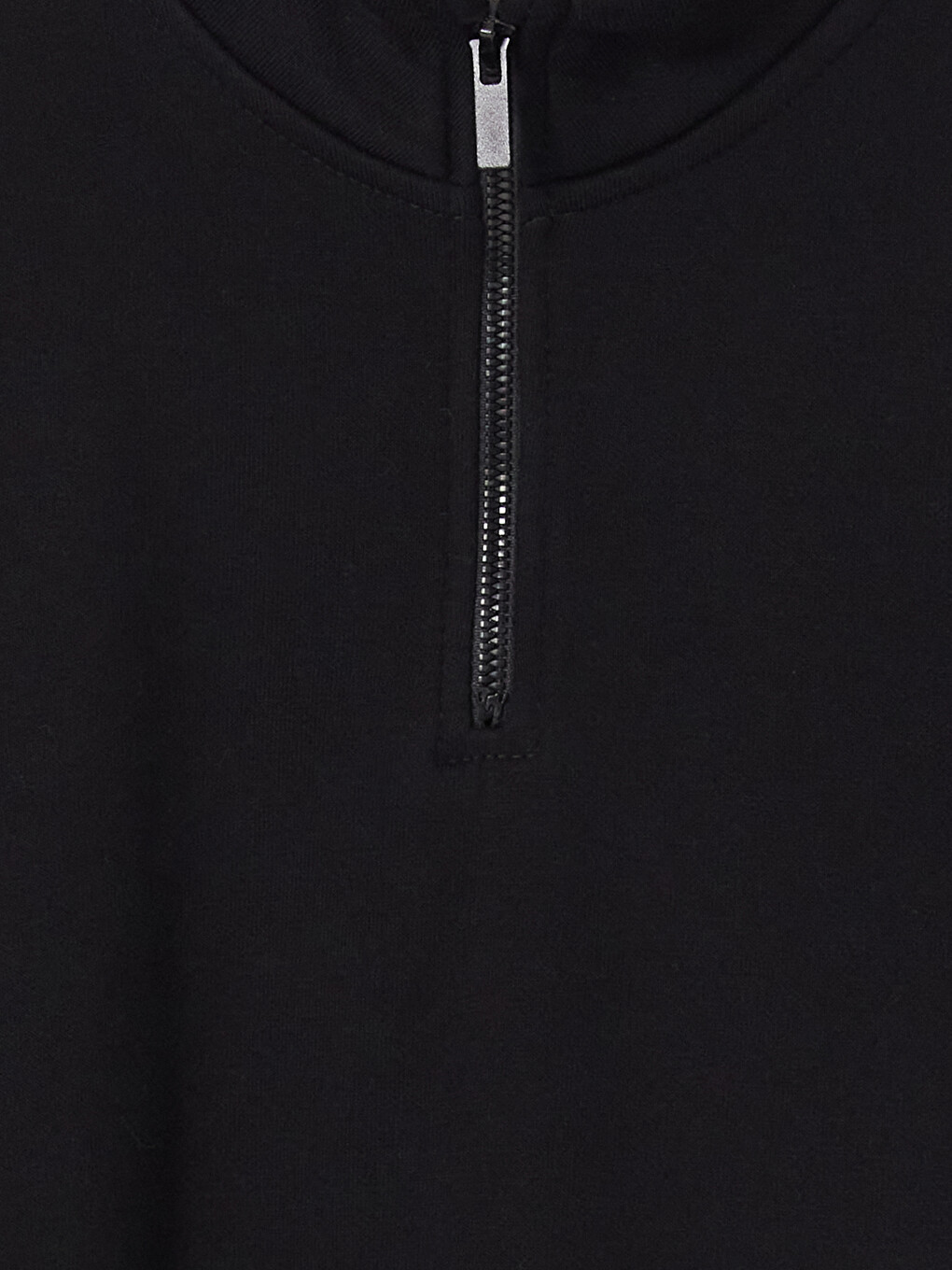Mock Neck Boys' Thick Sweatshirt-1