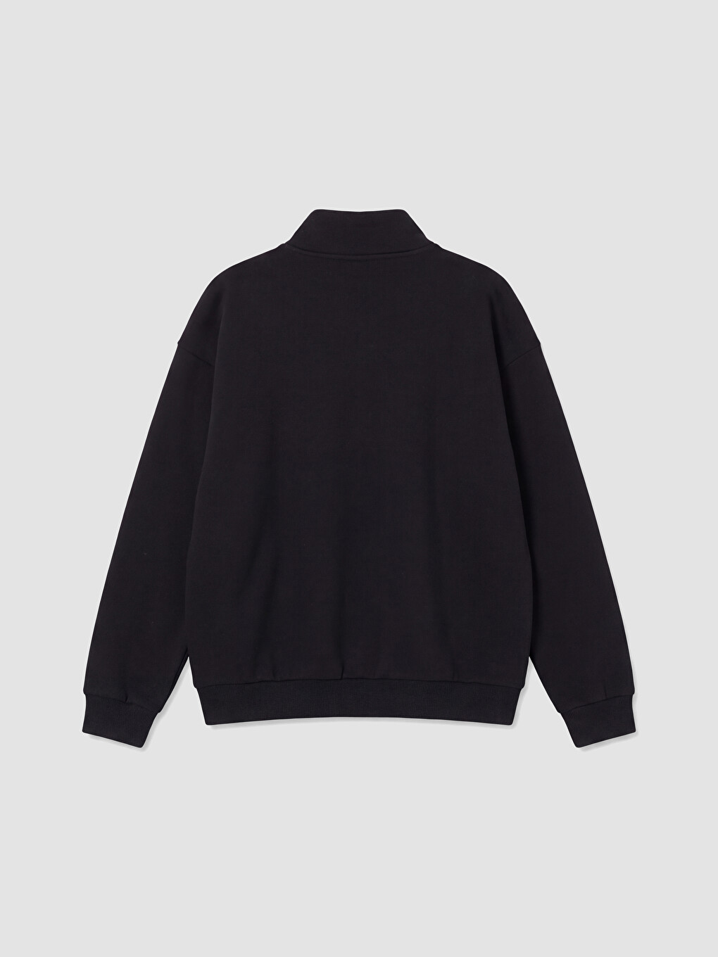 Mock Neck Boys' Thick Sweatshirt-2