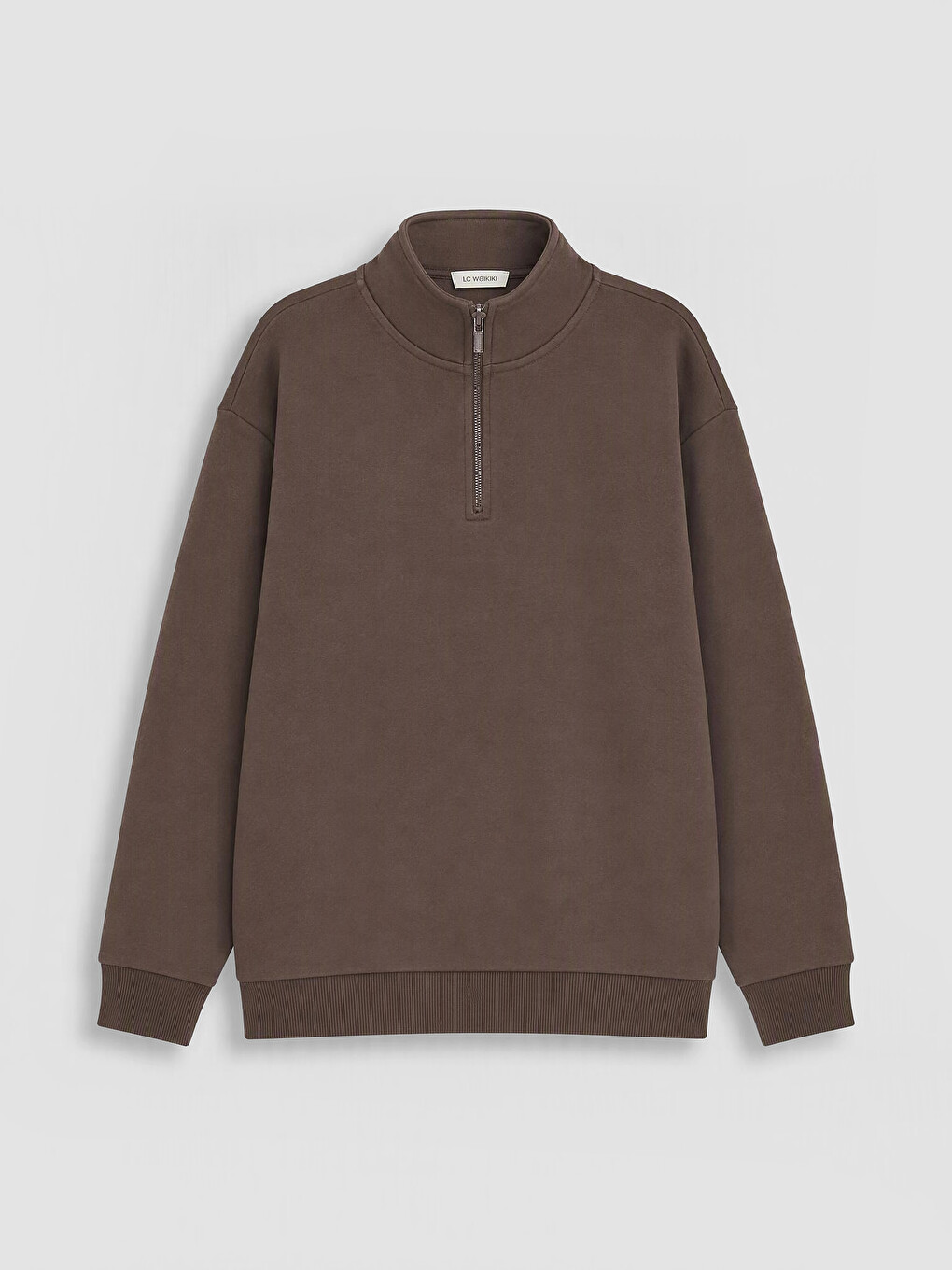 Mock Neck Boys' Thick Sweatshirt