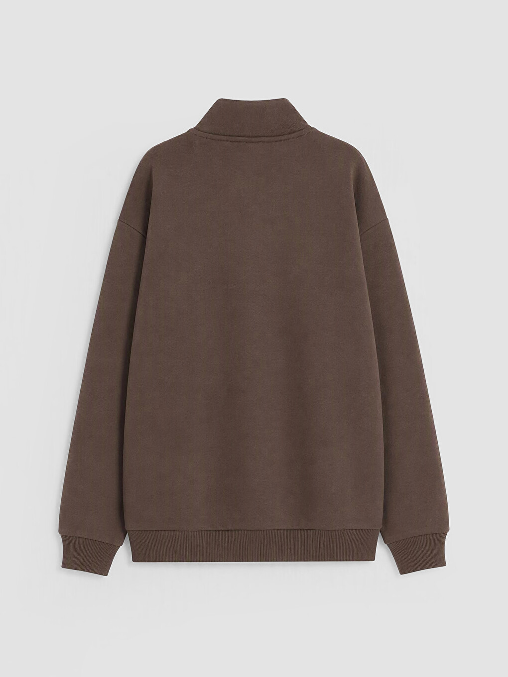 Mock Neck Boys' Thick Sweatshirt-1