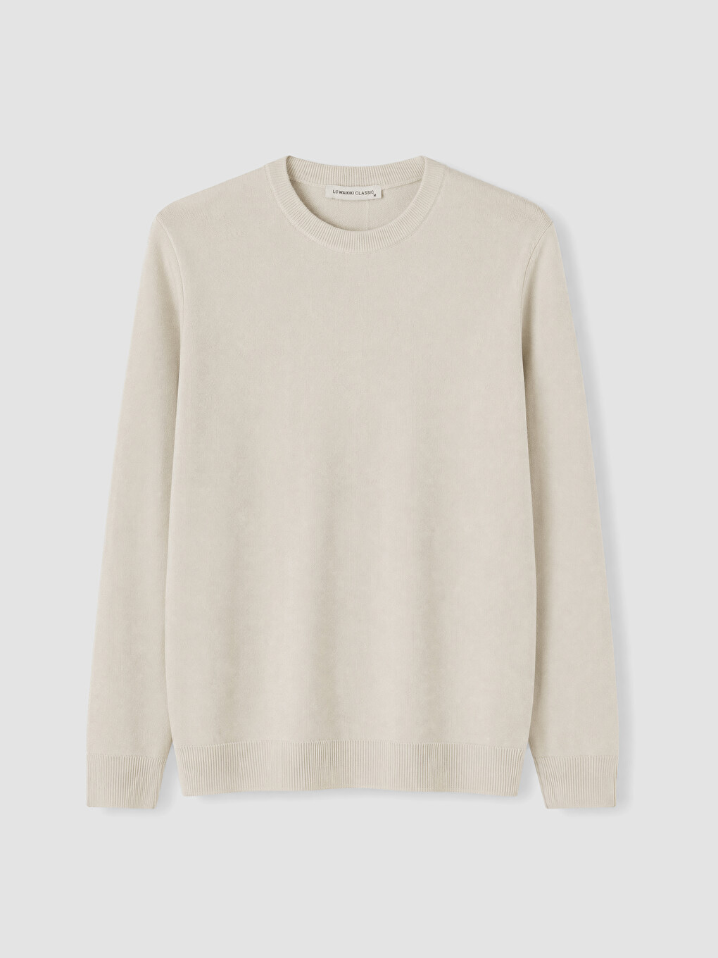 Man Beige Sweater-4