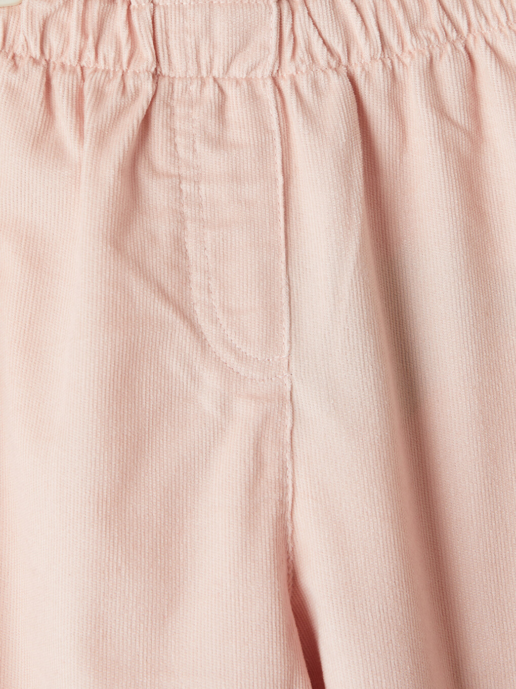 Pembe Regular Fit Kız Bebek Pantolon-1