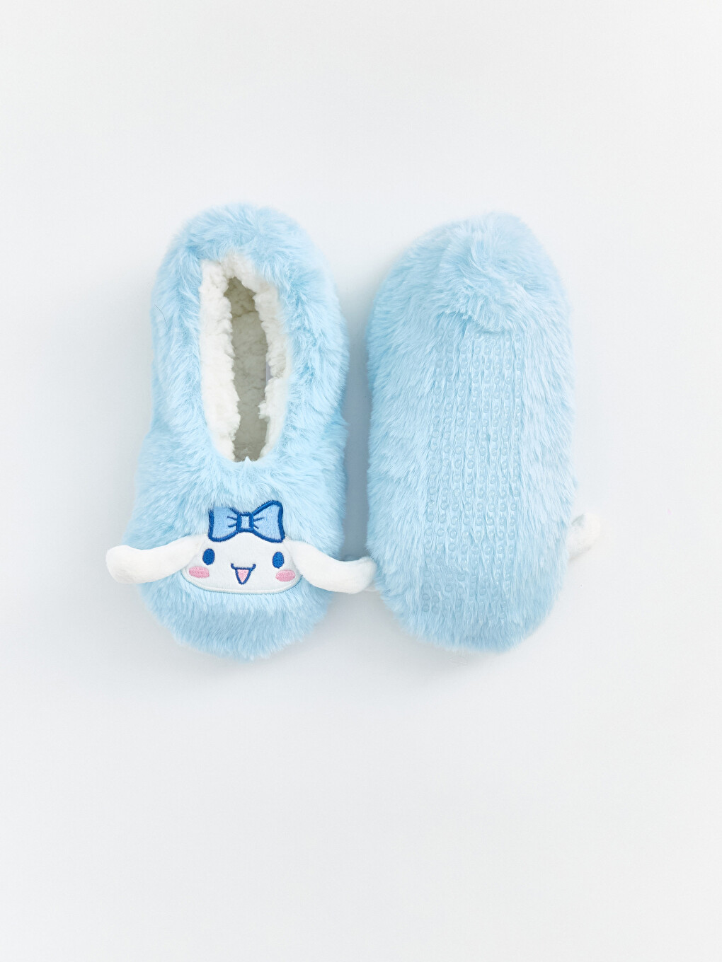 Hello Kitty Licensed Embroidered Non-slip Soled Girls' Home Sock-1