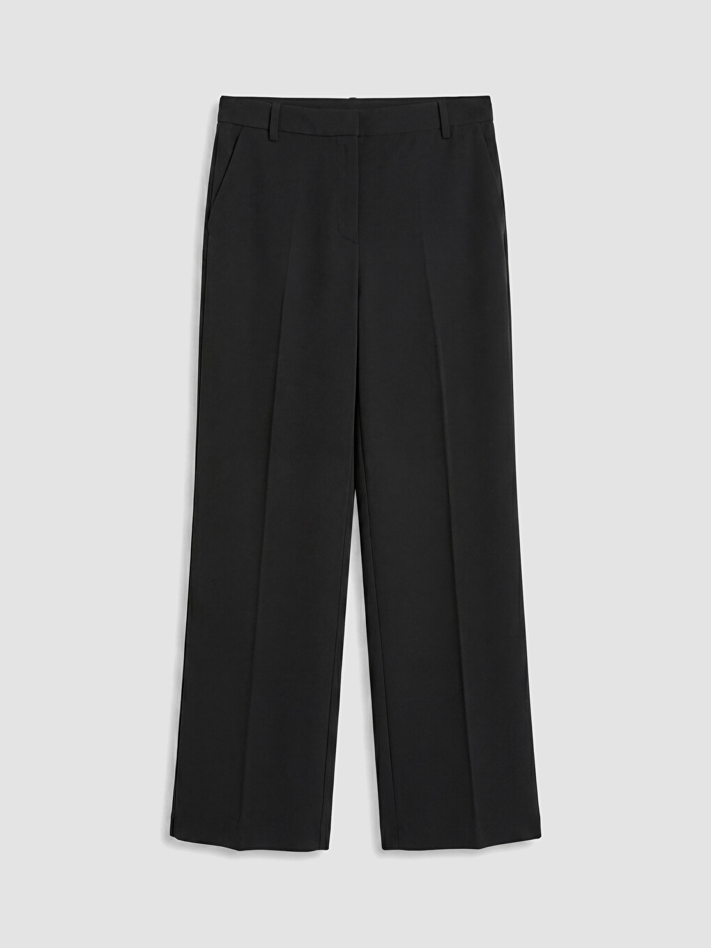 Pantaloni Regular Fit Cu Picior Evazat Pentru Femei-4