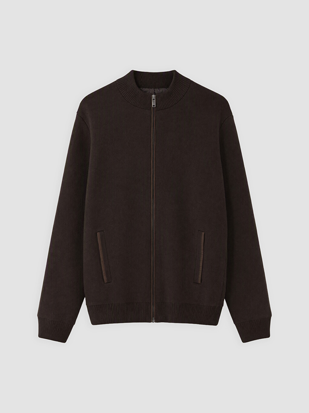 Regular Turtleneck Men's Knitwear Cardigan-3