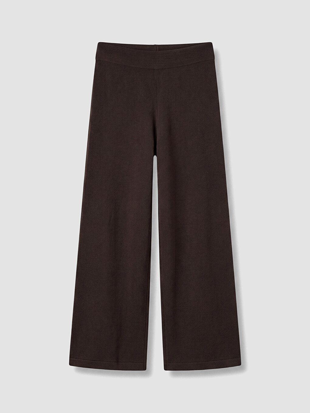 Wide Leg Women's Knitwear Trousers-4