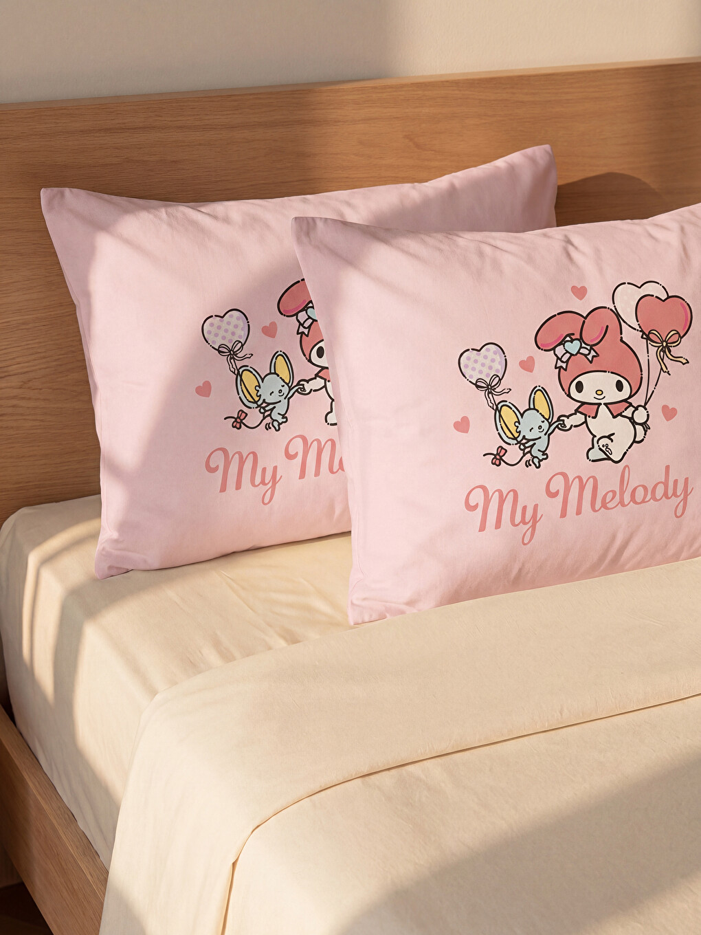 My Melody Printed Pillowcase 2 Pack 50x70 Cm
