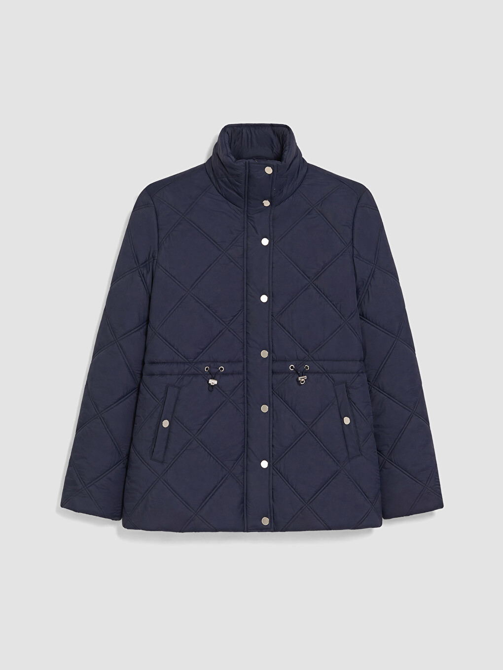 Pallto Puffer E Stepuar Me Jakë Të Ngritur Për Gra-4