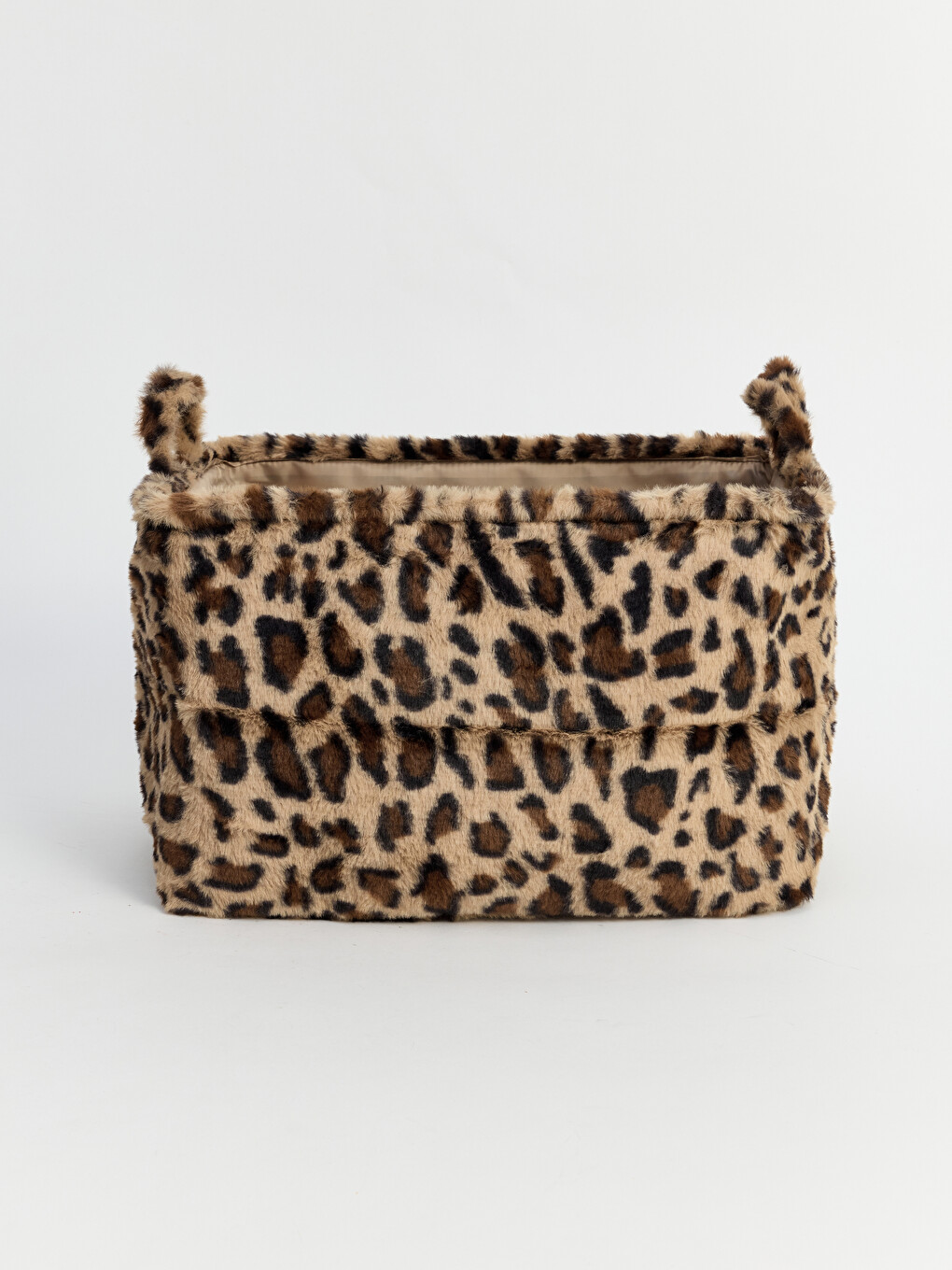 Leopar Desenli Organizer Sepet-1