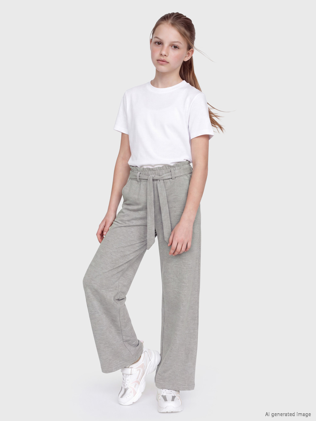 Elastic Waist Girls' Sweatpants