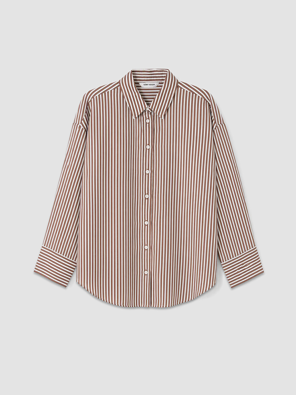 Woman Brown Shirt