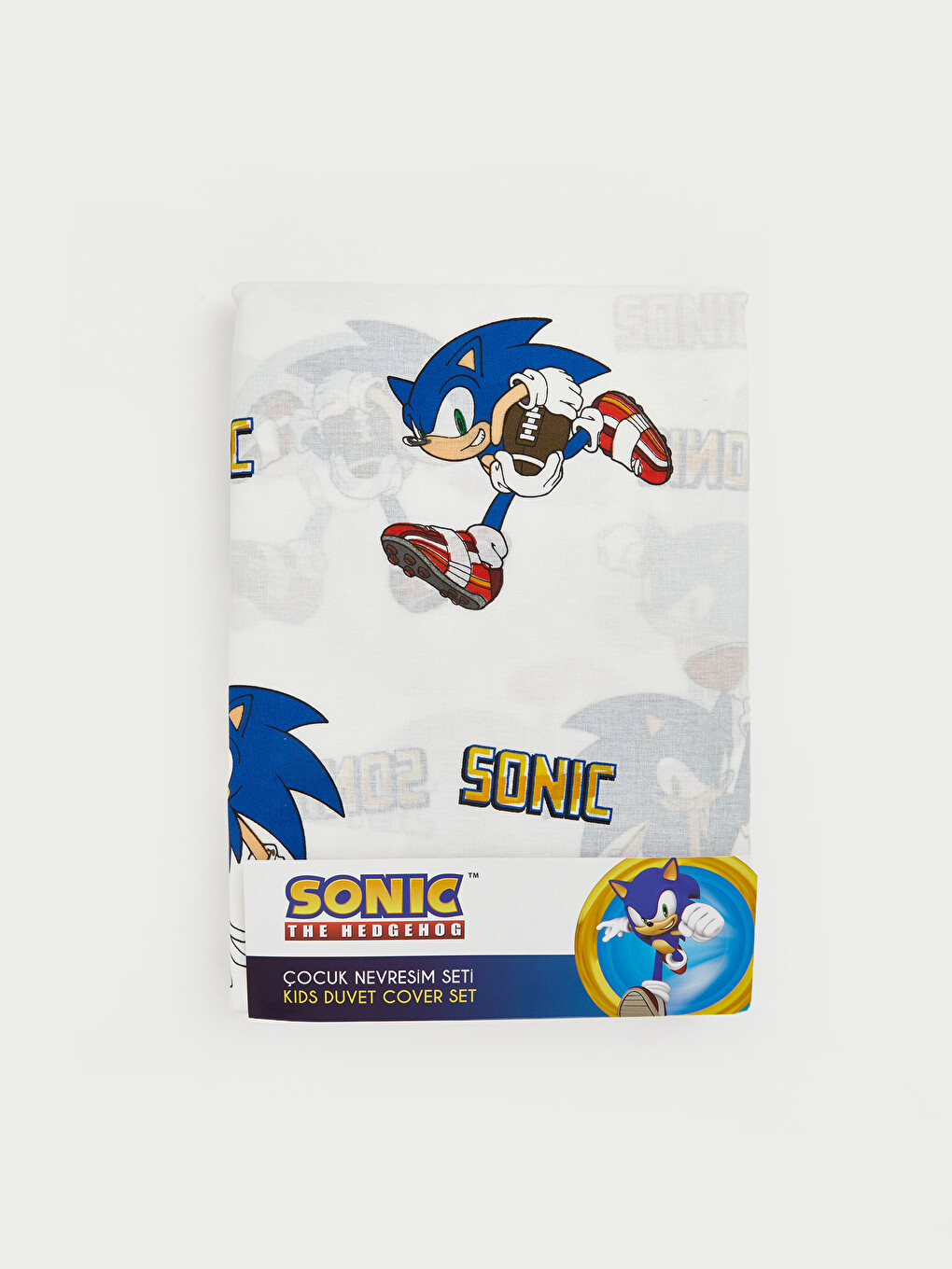 Set Mbulesash Jorgani Pambuku Me Print Sonic Për Fëmijë-2