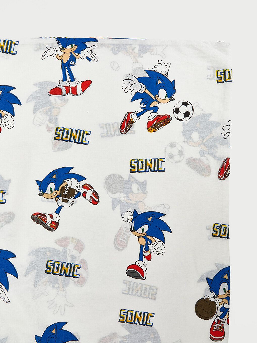 Set Mbulesash Jorgani Pambuku Me Print Sonic Për Fëmijë-4