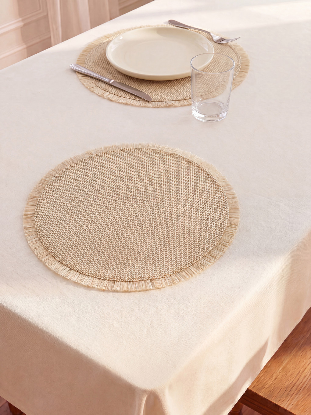 Tassel Detailed Placemat 2 Pack