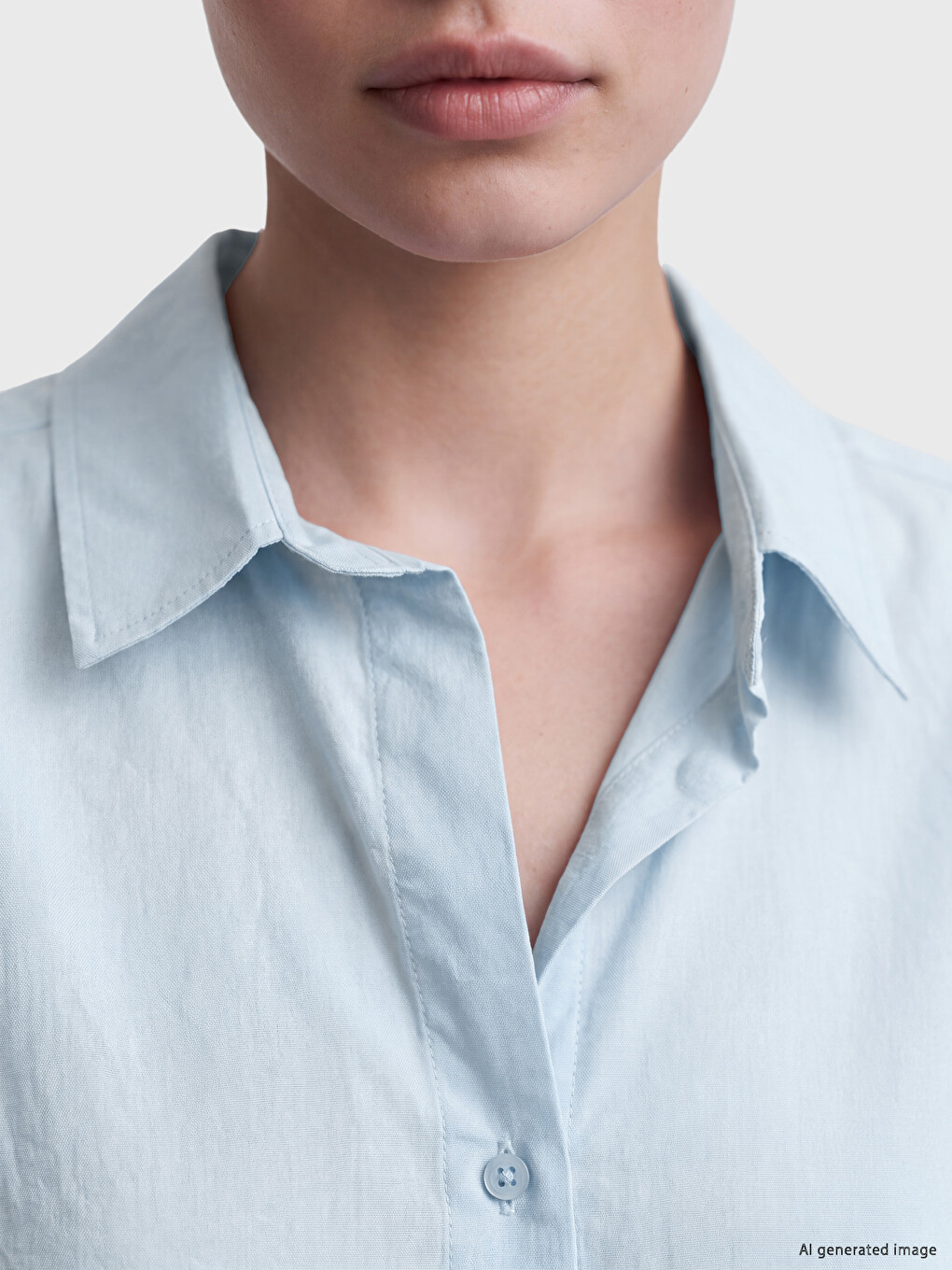 Oversize Fit Cotton Women's Shirt-2
