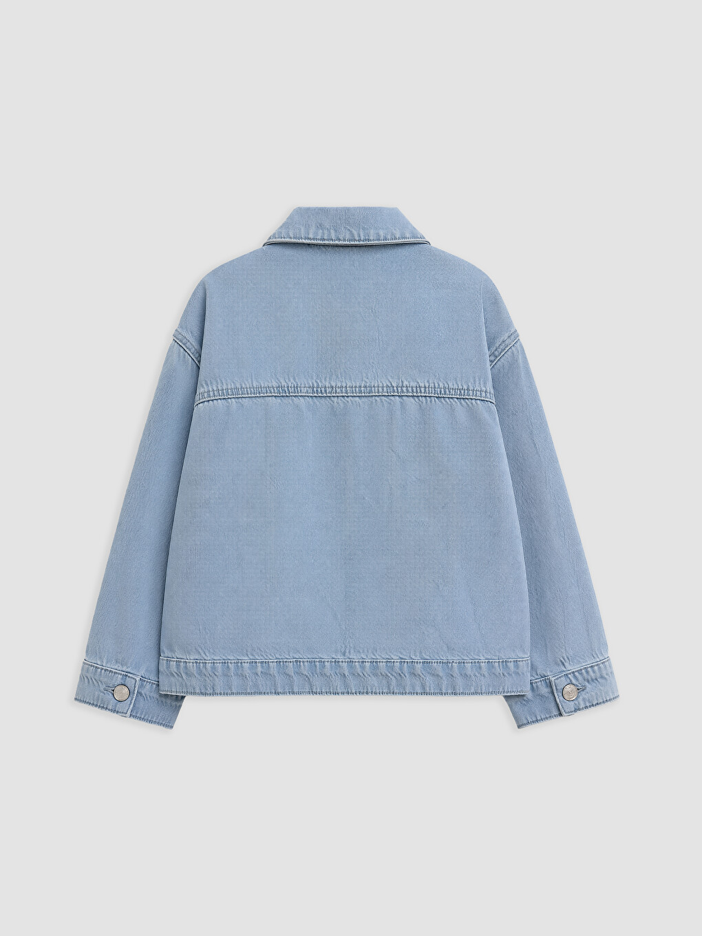 Rhinestone Embellished Girls' Jean Jacket-1
