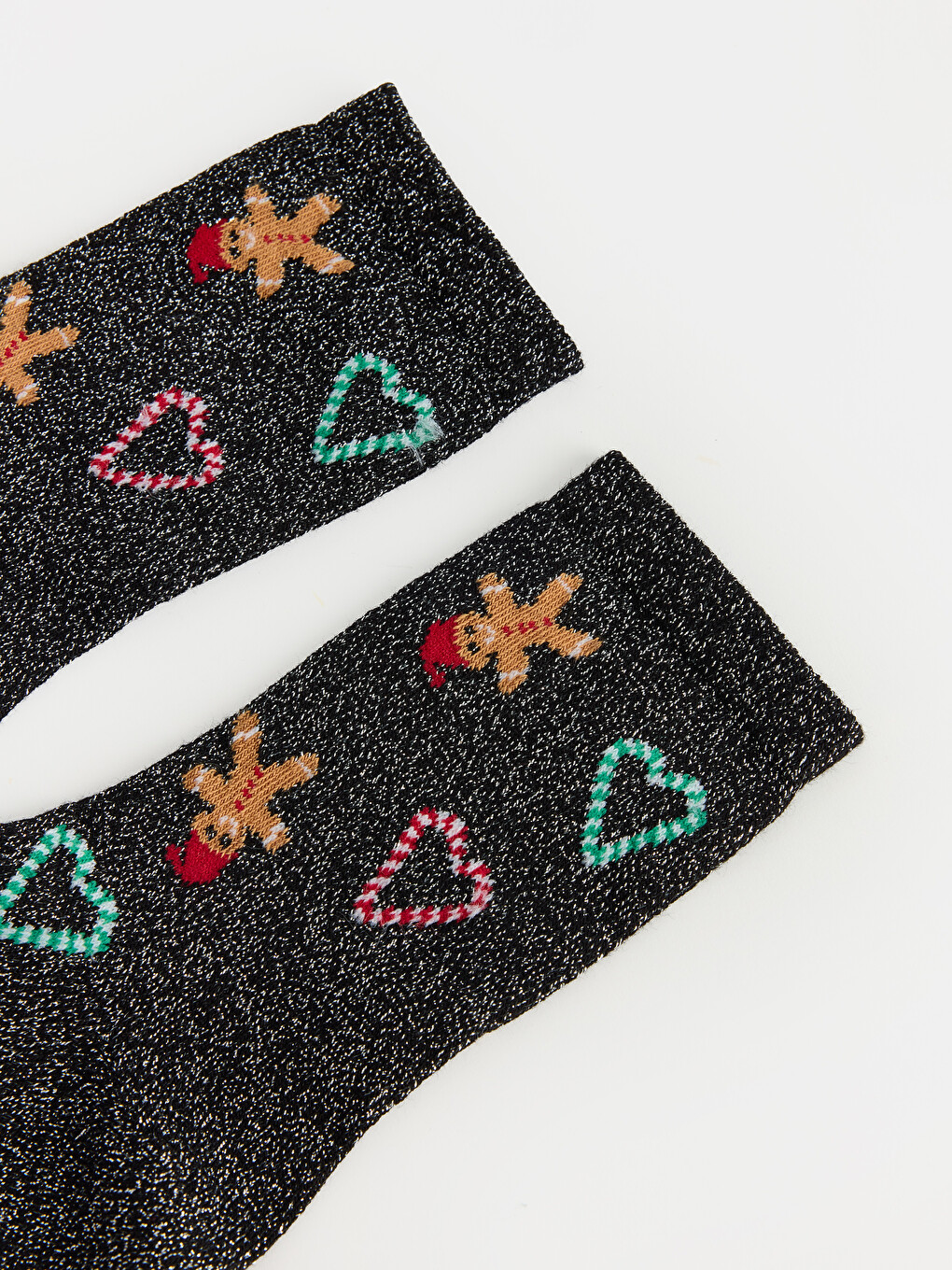 Woman Black Ankle Socks-2