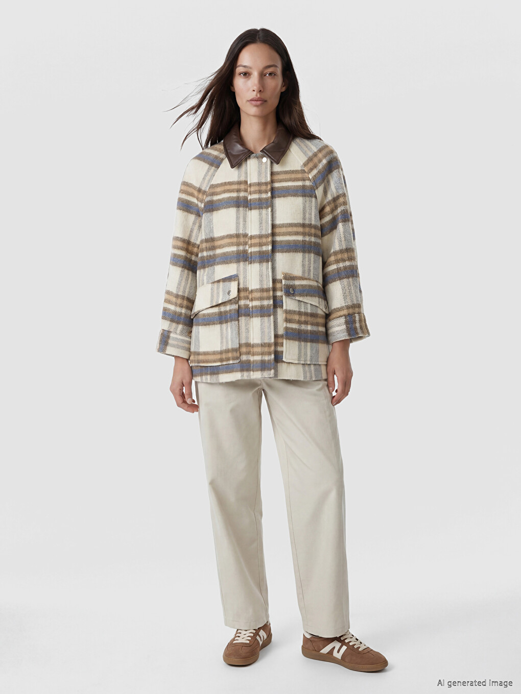 Shirt Collar Women's Cachet Coat-1
