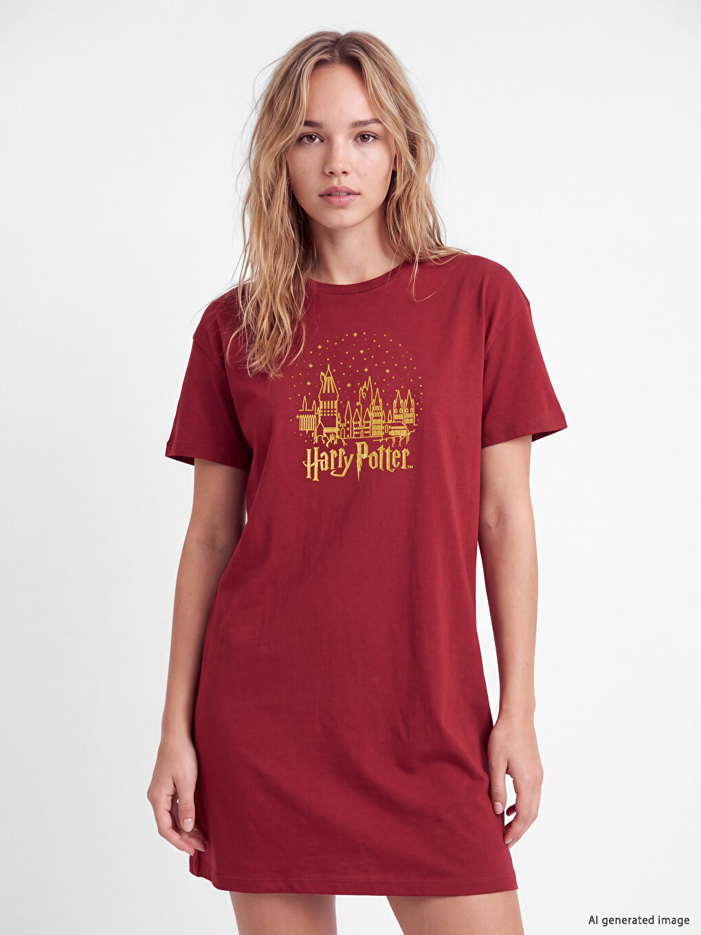 Harry Potter Štampana Spavaćica Za Žene-1
