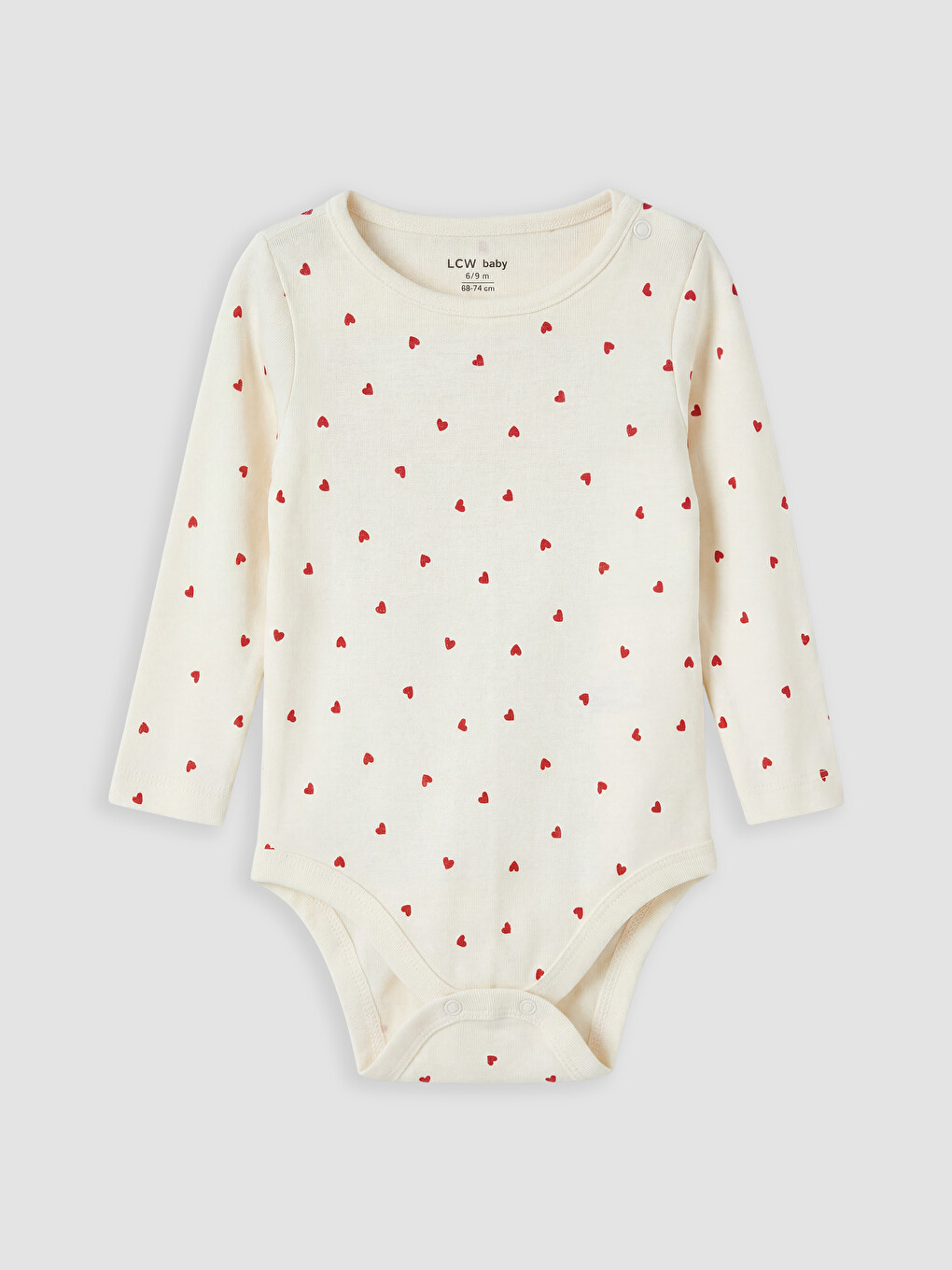 Crew Neck Printed Baby Girls' 3-piece Bodysuit-5