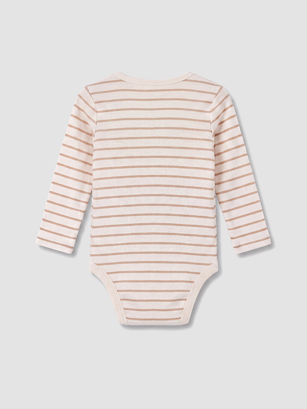 Crew Neck Printed Baby Boys' 3-piece Snap-fastened Bodysuit-4