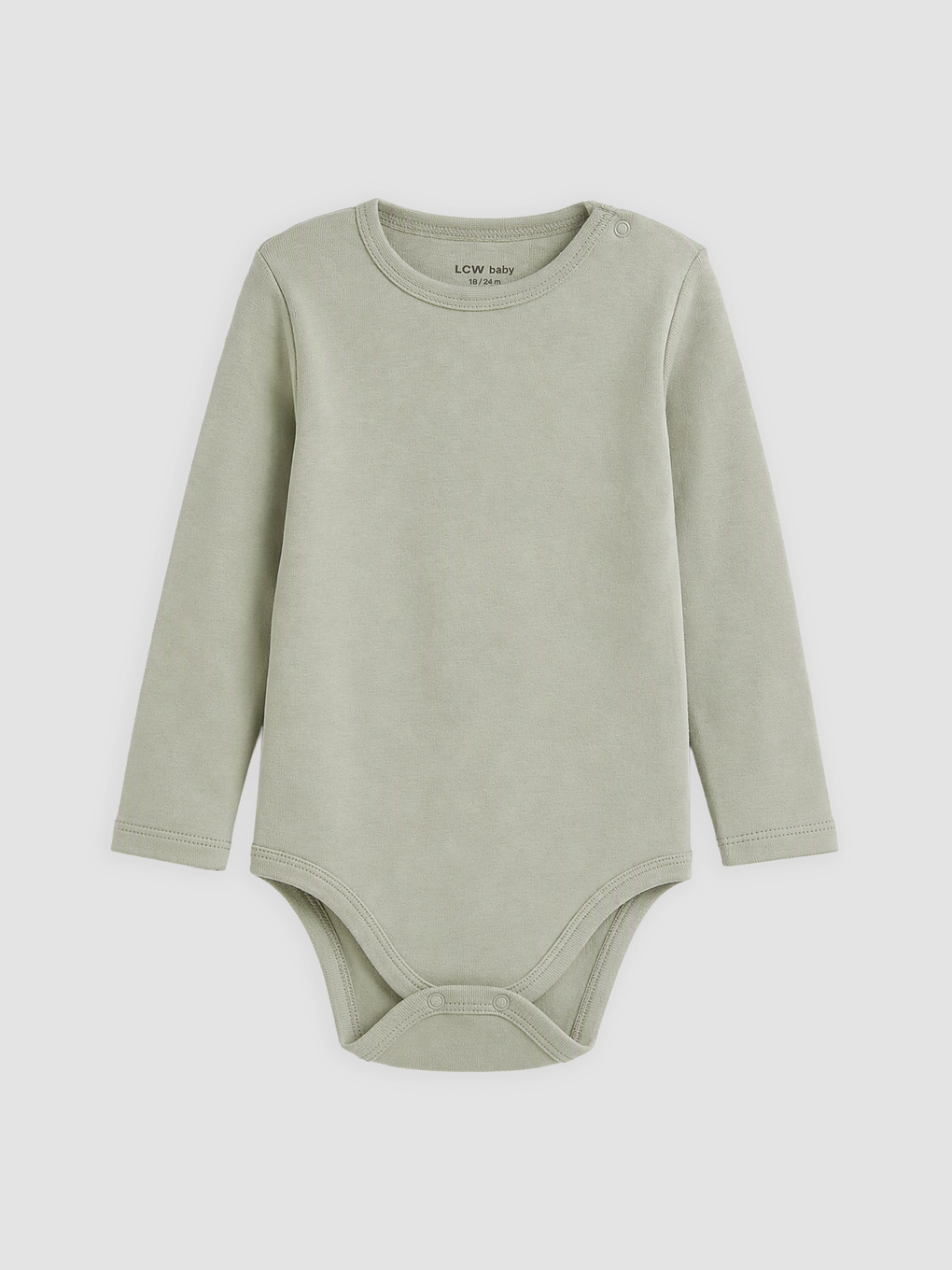 Crew Neck Printed Baby Boys' 3-piece Snap-fastened Bodysuit-3