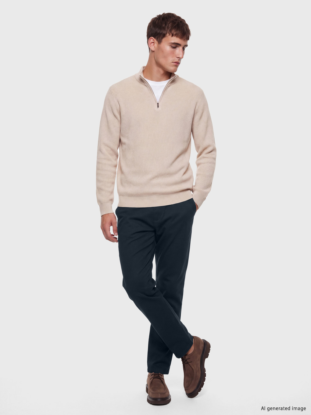 Regular Fit Men's Chino Trousers