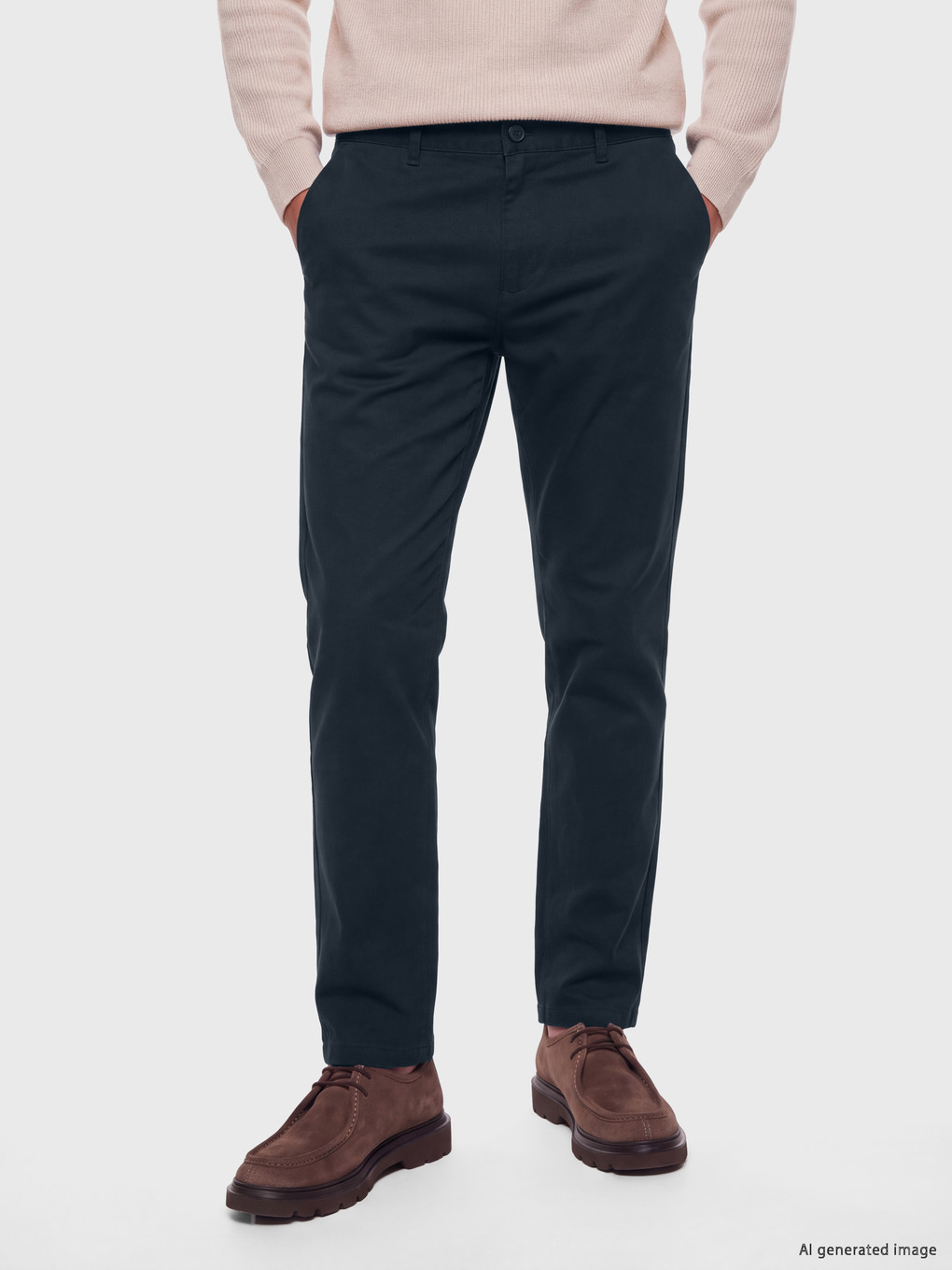 Regular Fit Men's Chino Trousers-1