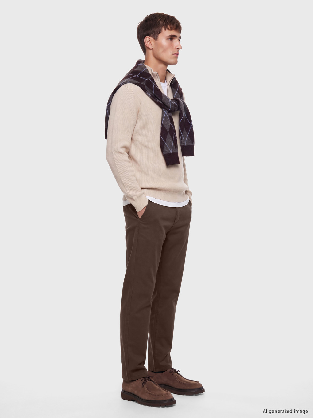 Regular Fit Men's Chino Trousers