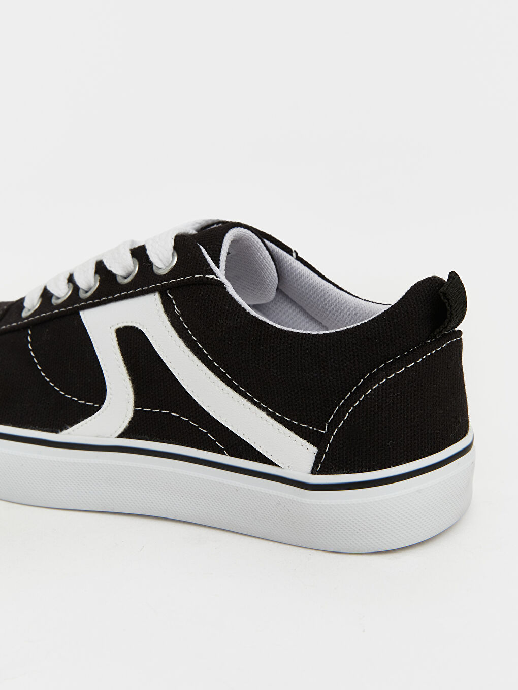 Siyah Kız Çocuk Spor Ayakkabı-4