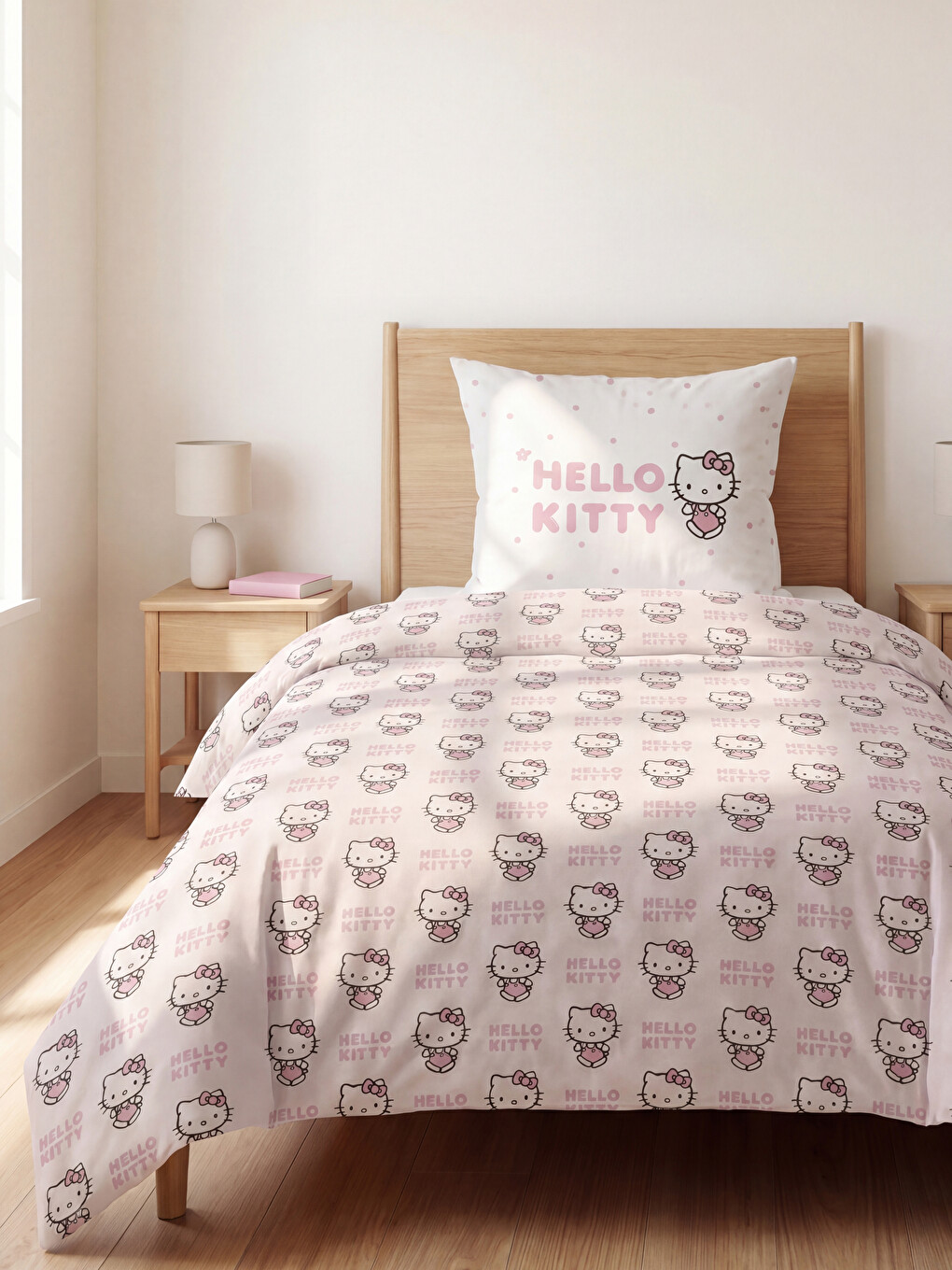Set Mbulesash Jorgani Pambuku Me Print Hello Kitty Për Fëmijë