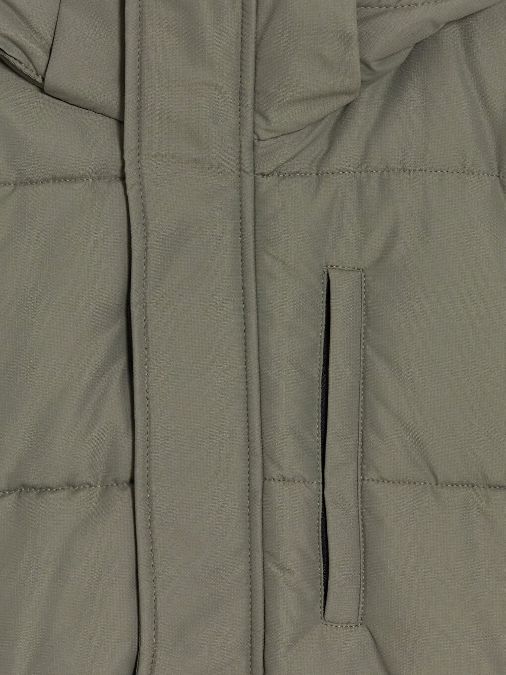 Regular Fit Hooded Men's Puffer Coat-5