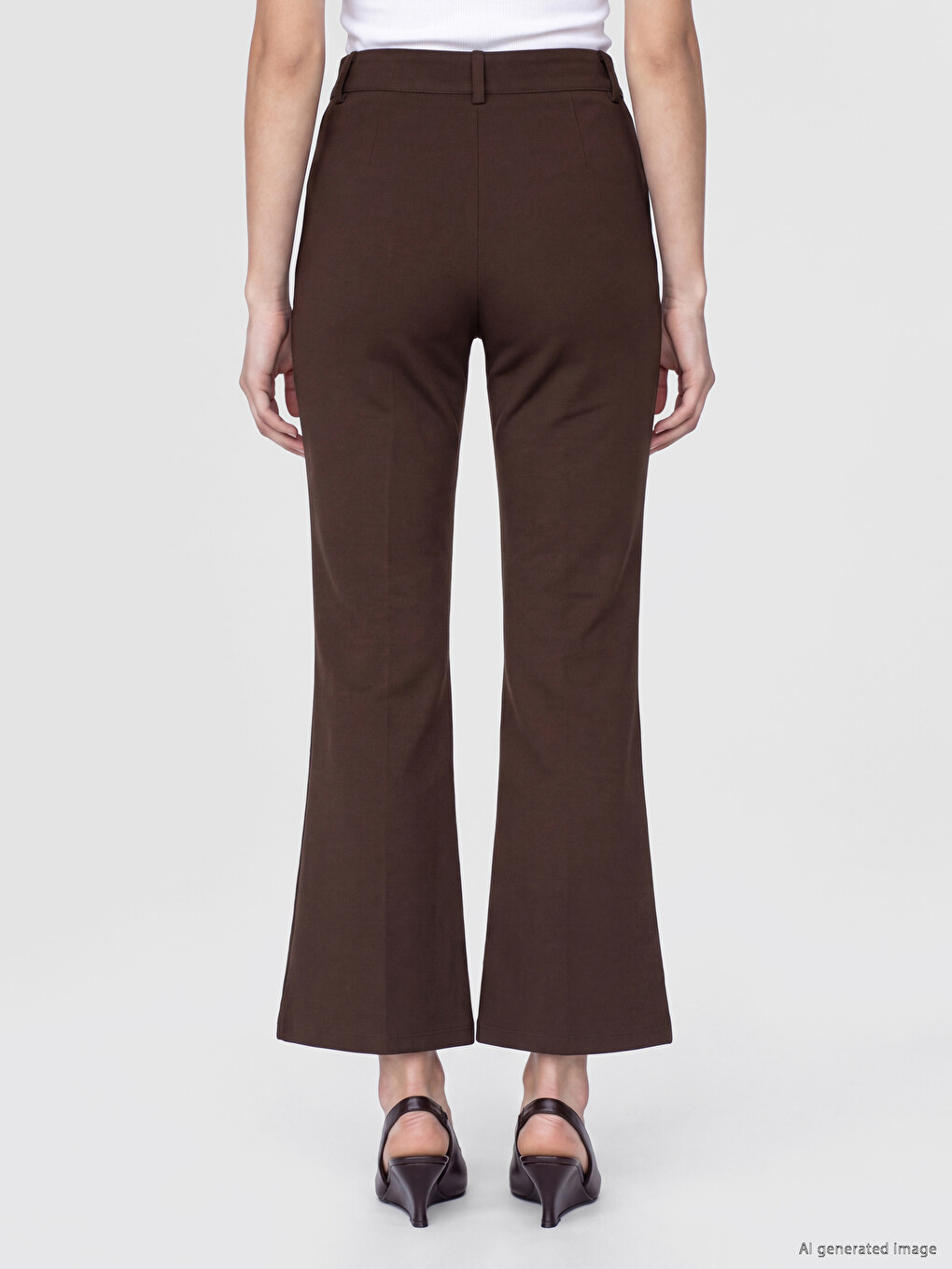 Woman Brown Trousers-3
