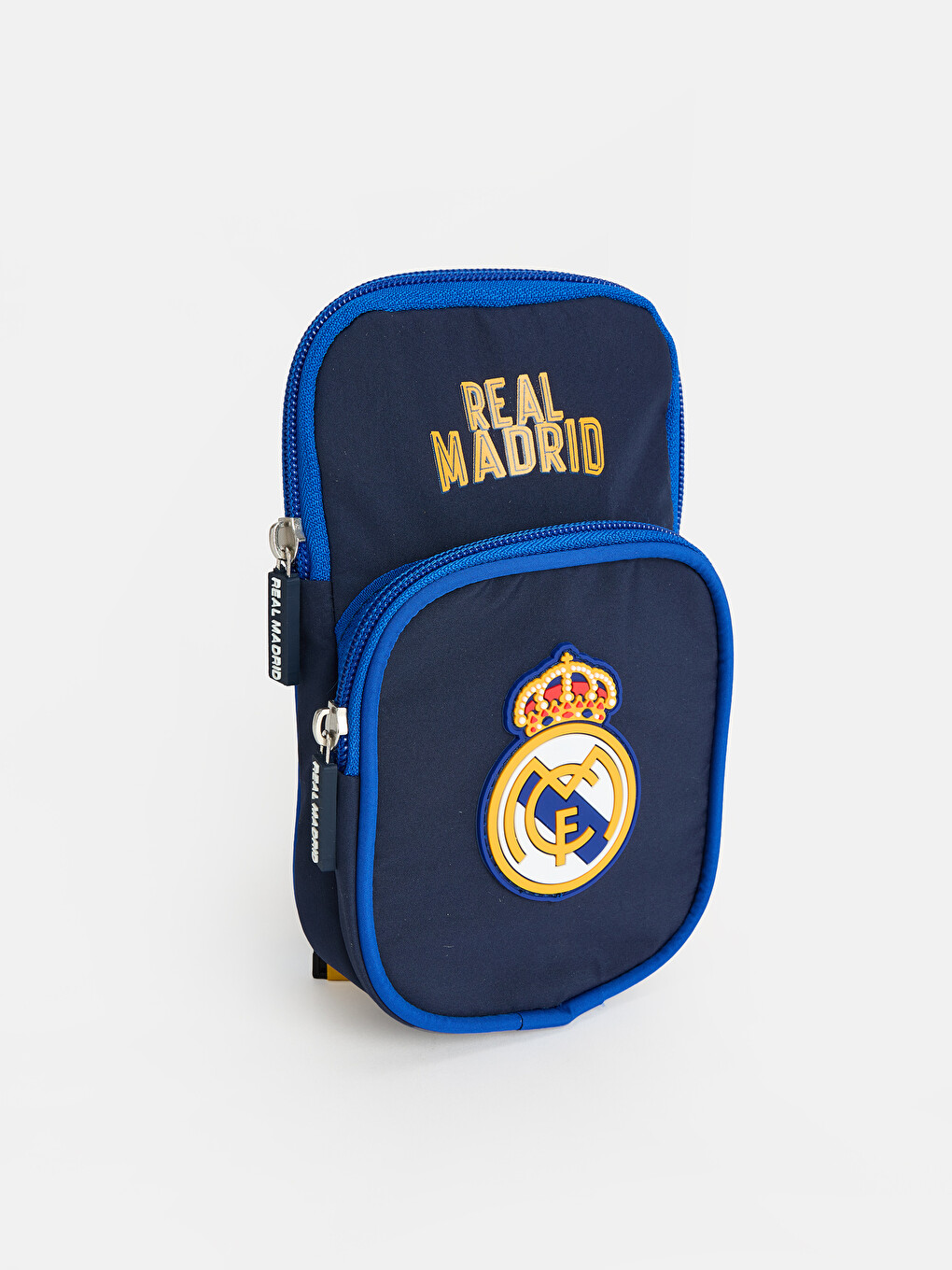 Lacivert Real Madrid Baskılı Erkek Çocuk Omuz Çantası-1