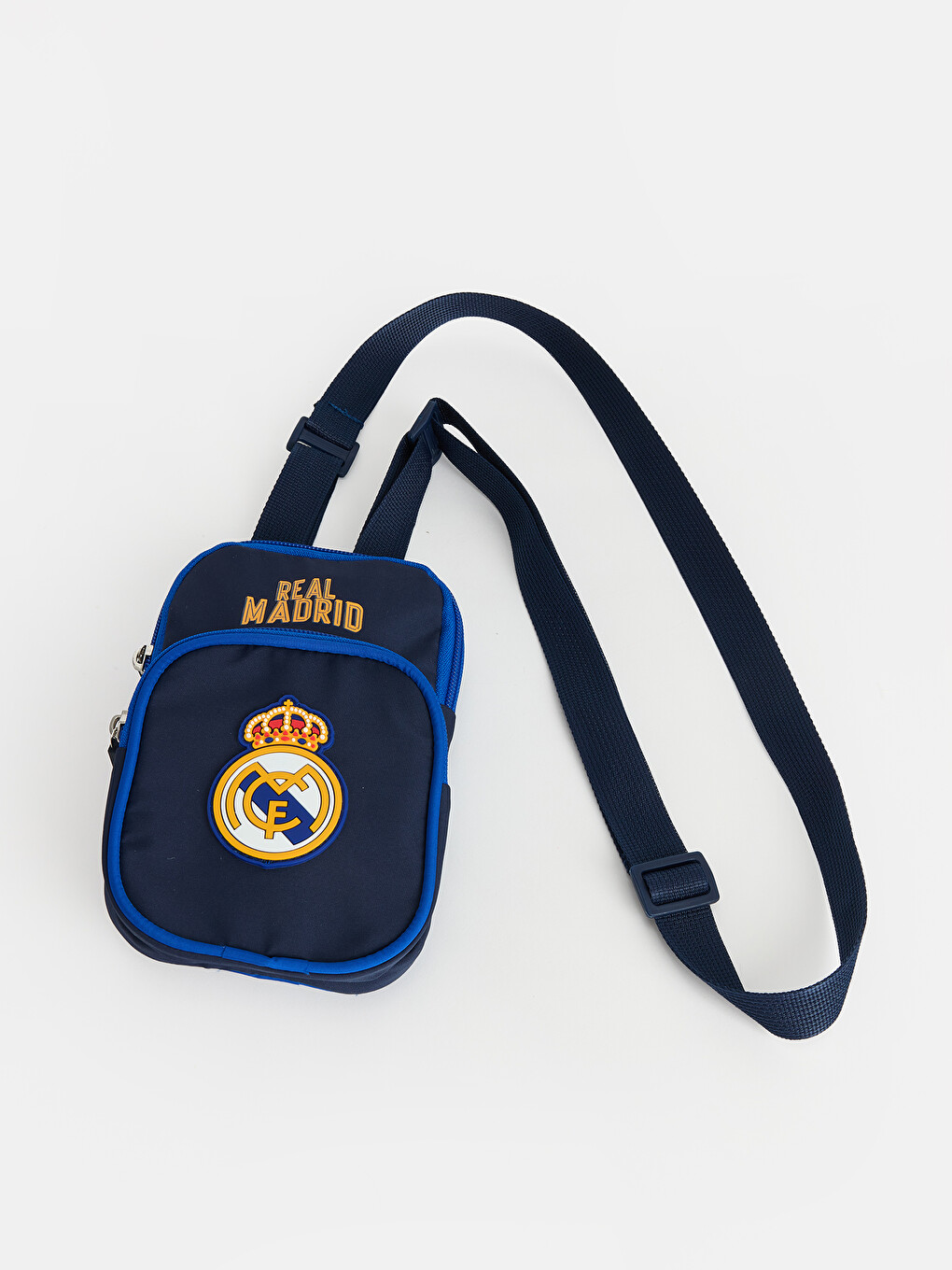 Lacivert Real Madrid Baskılı Erkek Çocuk Omuz Çantası-2