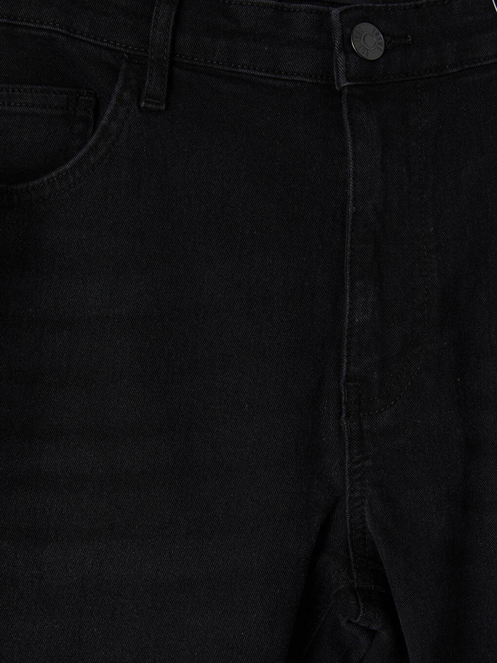 Siyah 779 Regular Fit Erkek Jean Pantolon-5