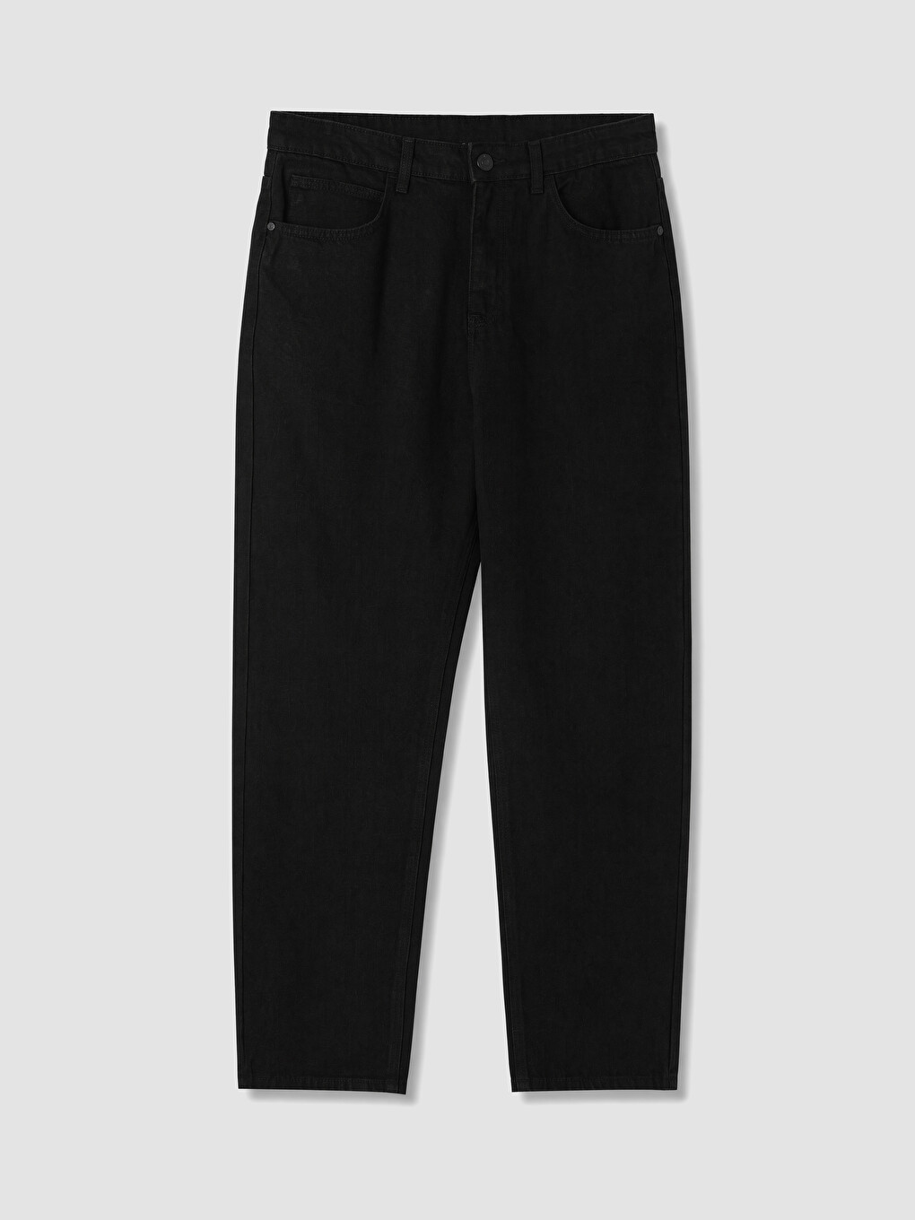 Siyah 745 Baggy Fit Erkek Jean Pantolon-3