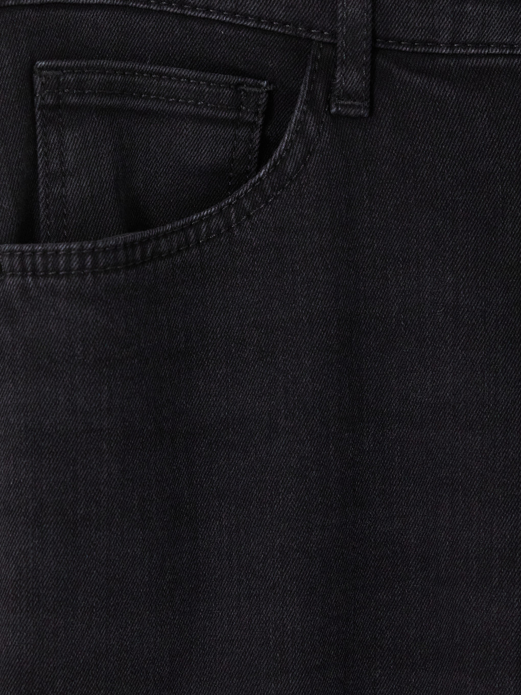 Siyah Slim Fit Esnek Kumaş Jean-5