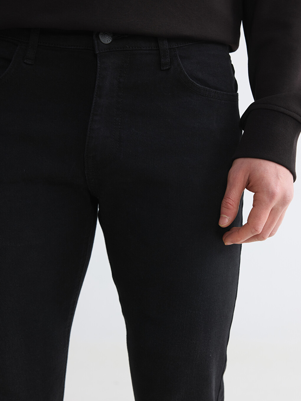 Siyah 750 Slim Fit Erkek Jean Pantolon-2
